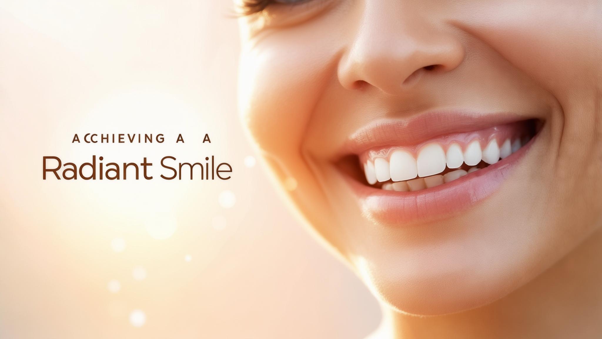 AI: Achieving a Radiant Smile: Your Guide to Post-Whitening Care