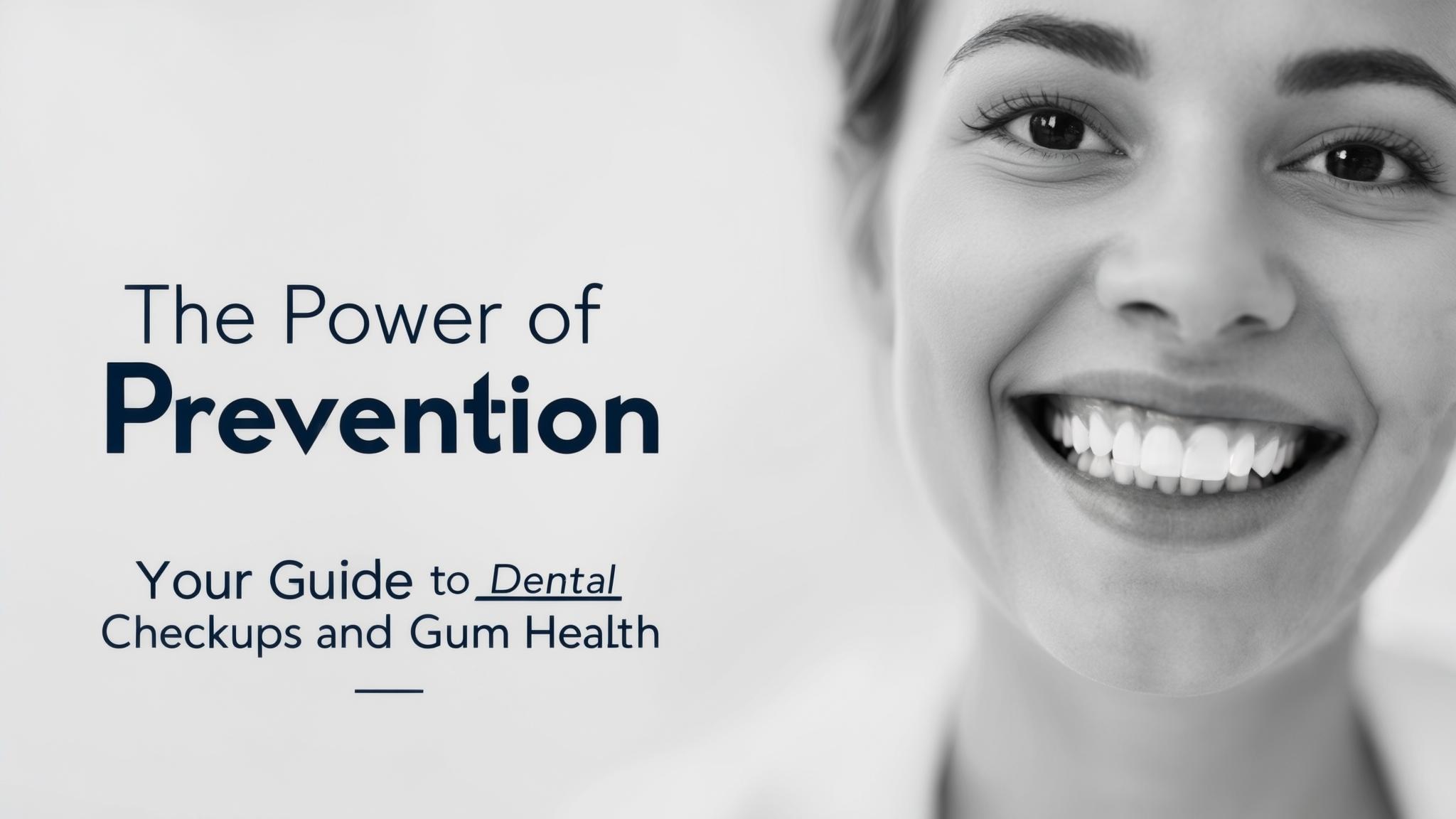 AI: The Power of Prevention: Your Guide to Dental Check-Ups and Gum Health