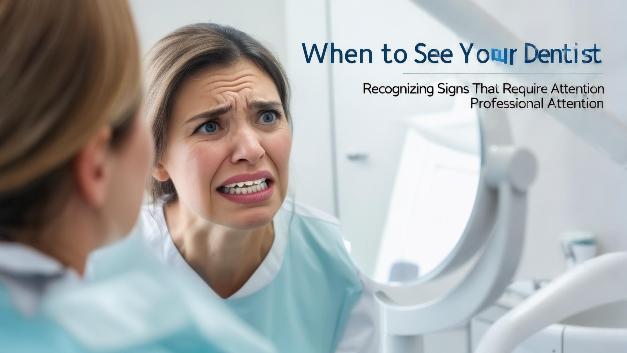AI: When to See Your Dentist: Recognizing Signs That Require Professional Attention